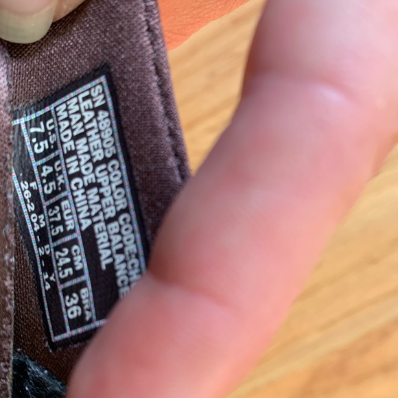 SKETCHERS Dark Brown Suede Size 7.5 Memory Foam Flats - Picture 10 of 10